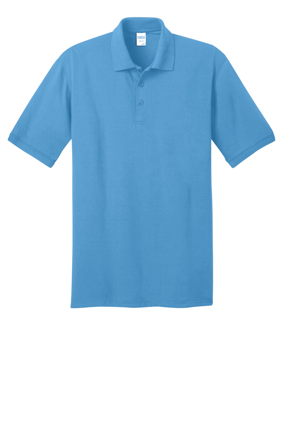 Port & Co Core Blend Jersey Knit Polo. KP55. Front