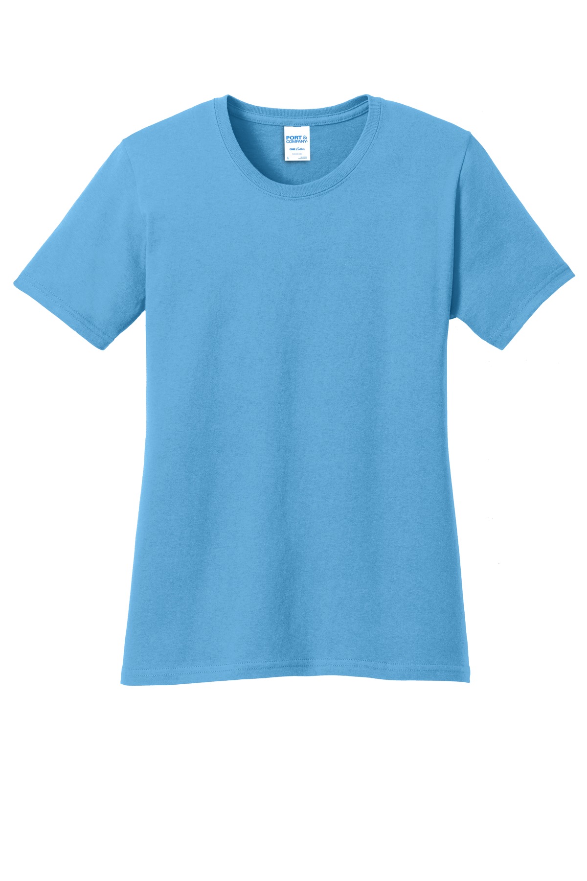 Port & Company Ladies Core Cotton Tee. LPC54. Front