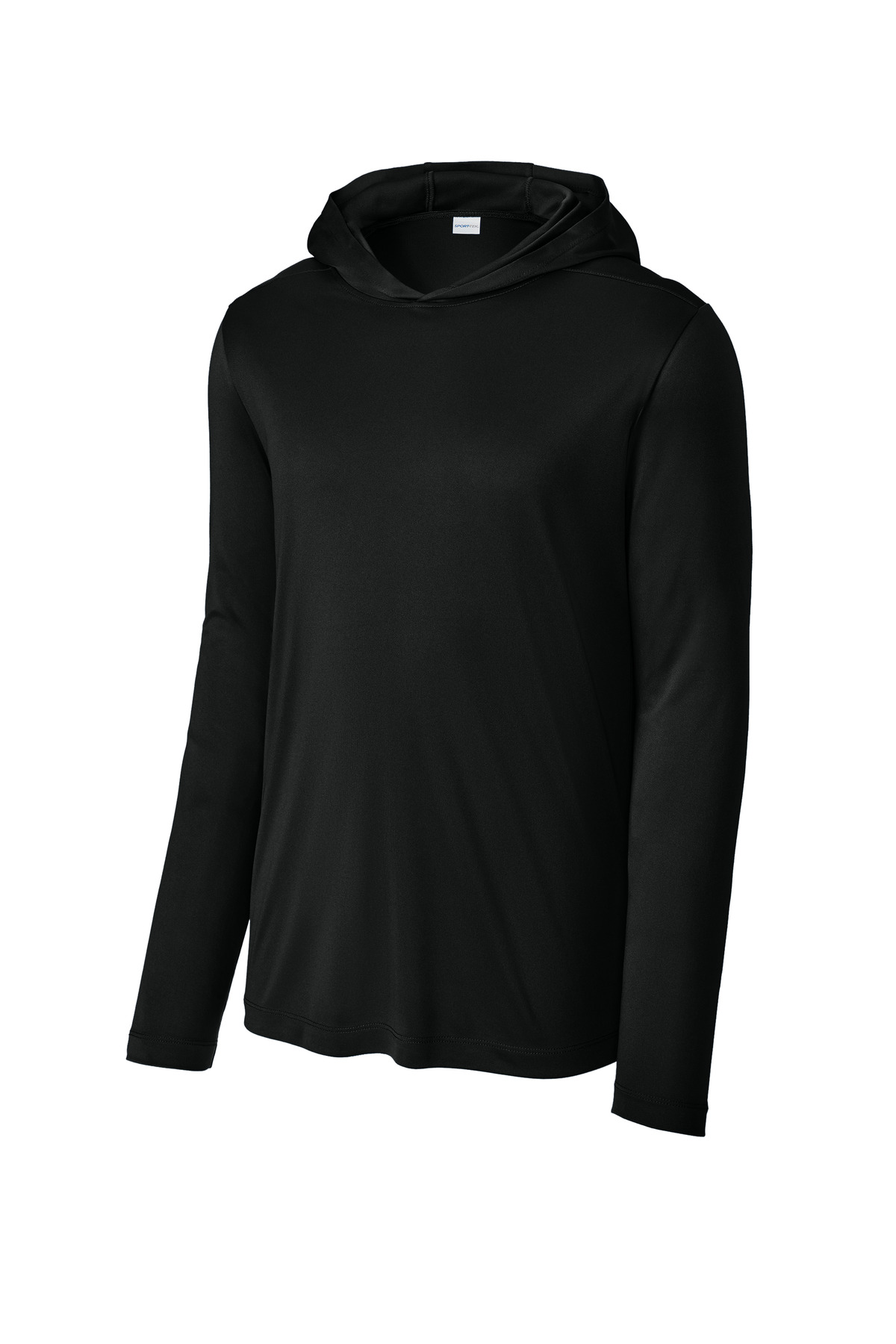 Sport-Tek Posi-UV Pro Long Sleeve Hoodie ST420LSH. Front