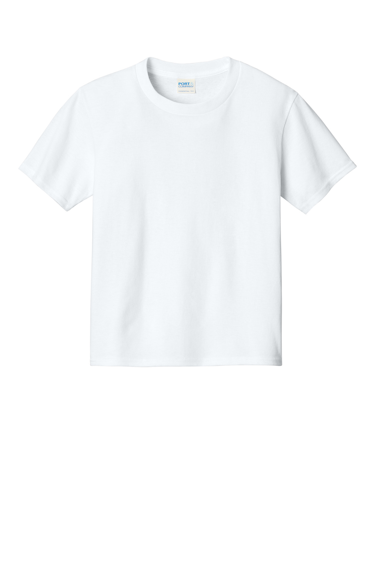 Port & Co Youth Essential Tee. PC61Y. Front