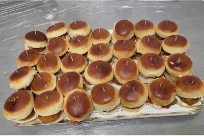 Plateaux Mini Hamburger Fish 30 pièces