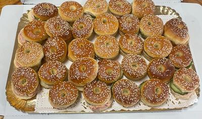 Plateaux de Bagel Saumon 30 Pièces