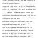 Page 3 of the Robin Johnson bio from the TIMES SQUARE Press Materials folder. Text: ADD "TIMES SQUARE" ROBIN JOHNSON BIO-FEATURE...-3- and that made it easier to relate. Alan's absolutely brilliant for inspiration, for giving you energy for a scene. When he believes you can do a scene better, he gets you to think, but not with bullying or intimidation I really want to work with him again." Robin perceives Nicky as a teenager, masking what she really feels and tried to "make her real." "She was bitter about being abandoned. Her dad's a loser. All she can do is pity him, not be mad at him now. Nicky has a lot of gutsiness that I really admired. Her philosophy always was: 'When you're mad, show it.'" Gutsiness is a trait Robin and Nicky have in common. Robin, as well as being bright, witty and talented, is seemingly fearless, whether performing atop a 42nd Street theater marquee or being dunked into the icy December brine of the polluted Hudson River. "Nerves don't get you anywhere," she says, simply enough. Robin was coached for "Times Square" by veteran Sue Seaton, who has worked with the spectrum from Katharine Hepburn to Gilda Radner. But that throaty timbre is unmistakably Robin's own, perhaps a result of her ever-present Kool cigarettes ("Kools are cool"). The closest Robin had ever been to a movie set before "Times Square" was when "The Wanderers" shot a scene down the block in her neighborhood. Now, the World of movies is opening for her. "Let me tell you about this movie business," she says seriously. "There's no right for anyone to get an attitude just because so many people are aware of your job. What I say is, it's entertainment and it's a job. I hope 'Times Square' does well, but it's not the answer to my life. Most, I loved meeting and working with so many wonderful people." There is one confession she'll make when prodded about the rigors of working in the realm of make-believe: "Oh yeah," she says with a grimace, "chewing the roses was pret