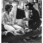 Publicity still of Robin Johnson and Trini Alvarado in the "hideout" in Pier 56 from the "Times Square" US Press Materials folder. Text: TS-94-10A/13 TIMES SQUARE AFD ©1980 Associated Film Distribution