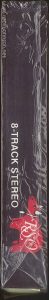 The 8-track edition of the "Times Square" soundtrack split some of the songs across its programs, and lacked most of the cover art from the LP version. Text: 8-TRACK STEREO RSO
