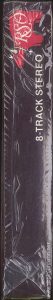 The 8-track edition of the "Times Square" soundtrack split some of the songs across its programs, and lacked most of the cover art from the LP version. Text: 8-TRACK STEREO RSO