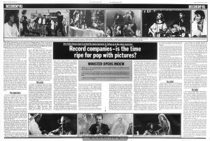 Article on pages 16-17 of Screen Internatinal No. 276, January 24-31, 1981, contains a paragraph about "Times Square." Relevant text: The pop world, with its image of teenage revolt, has always been rather suspicious of the hypercommercial movie world. Only recently Bill Oakes, associate producer on RSO’s “Times Square”, asked British band the Clash for permission to use one of their songs on the soundtrack and was refused on the grounds that Hollywood exploited enough already. Ironically the whole rock/revolt syndrome started with a movie, MGM’s “Blackboard Jungle” back in 1955. Bill Haley singing “Rock Around The Clock” over the story of a delinquent kid established the association once and for all.