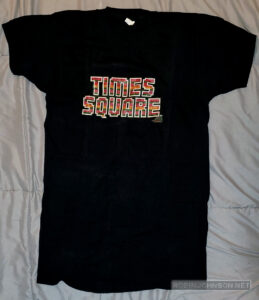 TIMES SQUARE promotional t-shirt