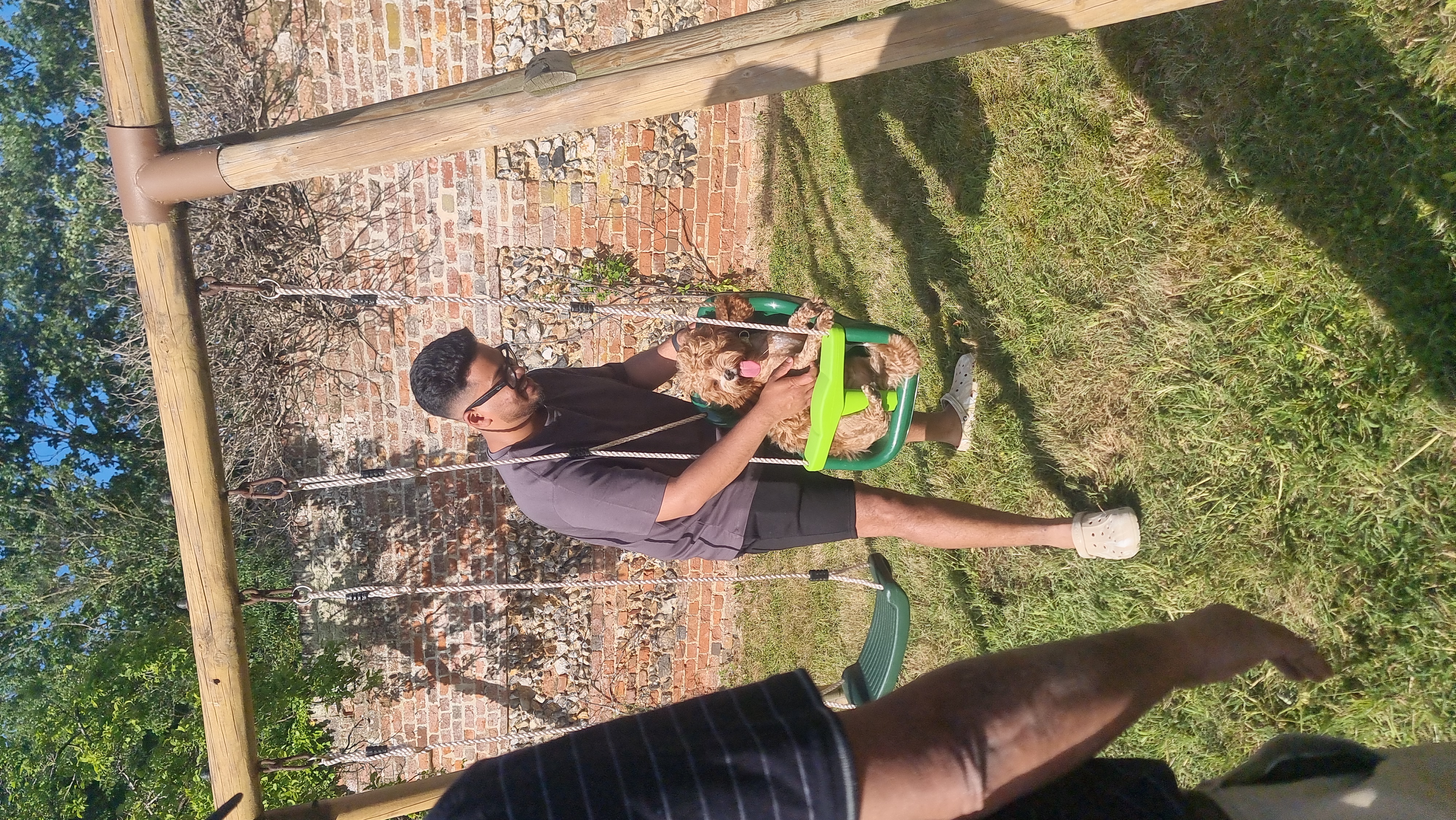 Weee on a swing