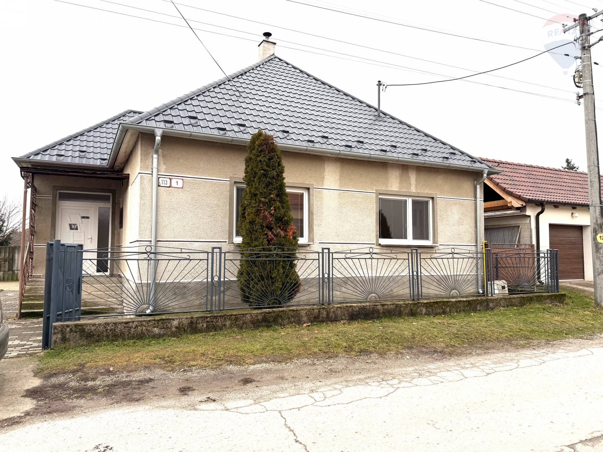 Na predaj 3-izbový rodinný dom v obci Vrakúň