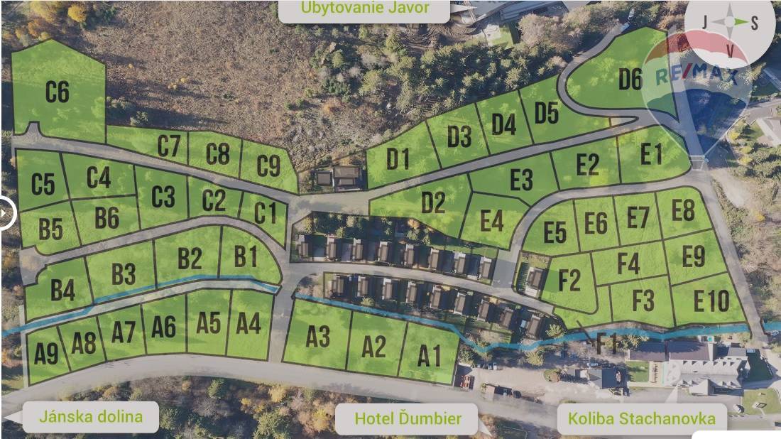 Stavebné pozemky v obci Liptovský Ján, Liptov