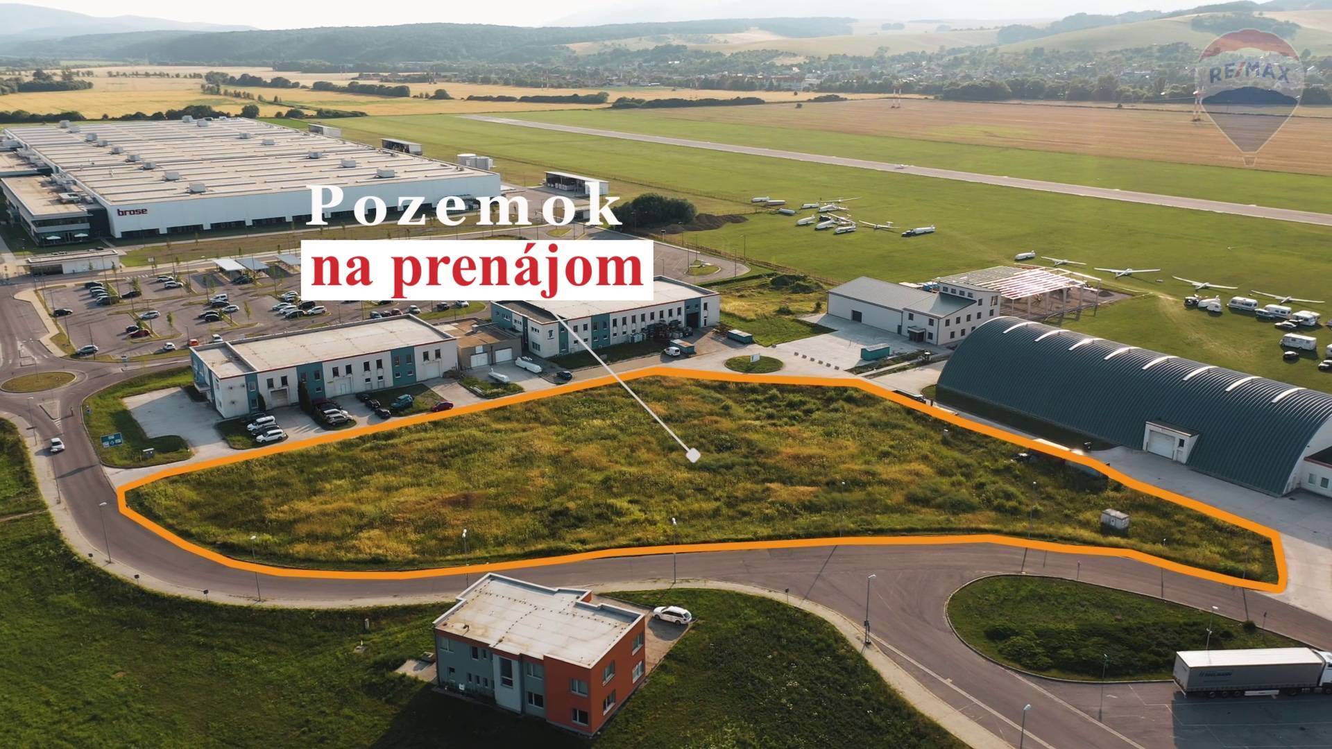 Prenájom pozemku cca 7.500 m2 / alebo aj časti / priemyselná zóna Prievidza.