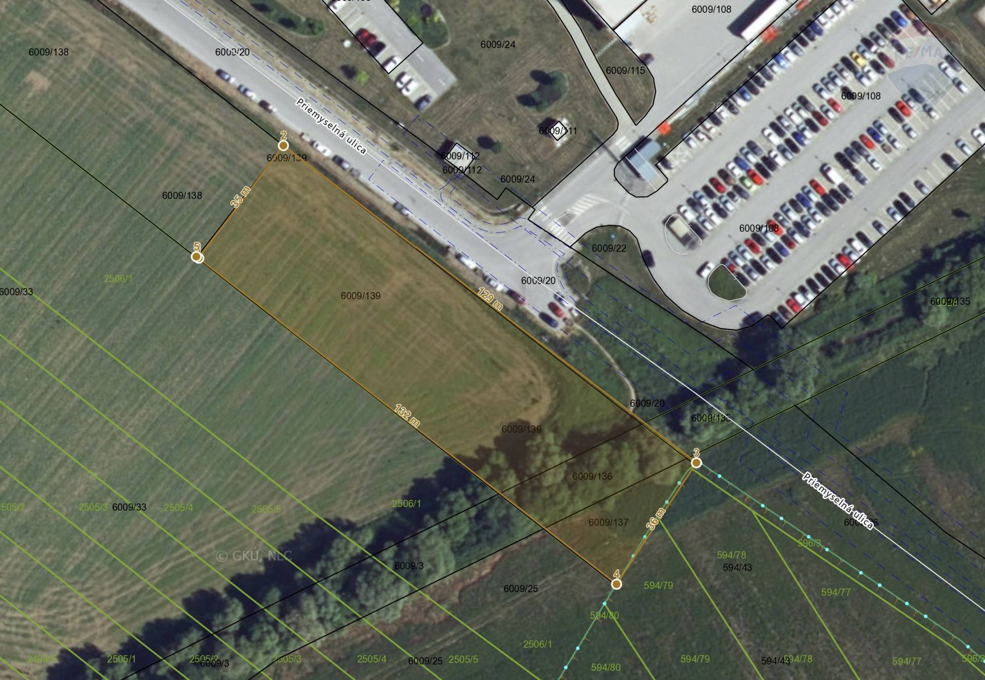Predáj pozemku v priemyselnom parku Topoľčany 4571 m2