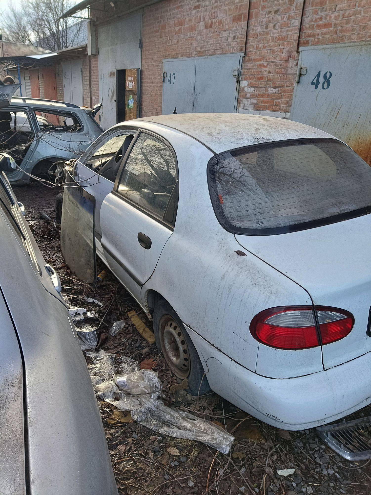 Дверь задняя левая Chevrolet Lanos Zaz Sens