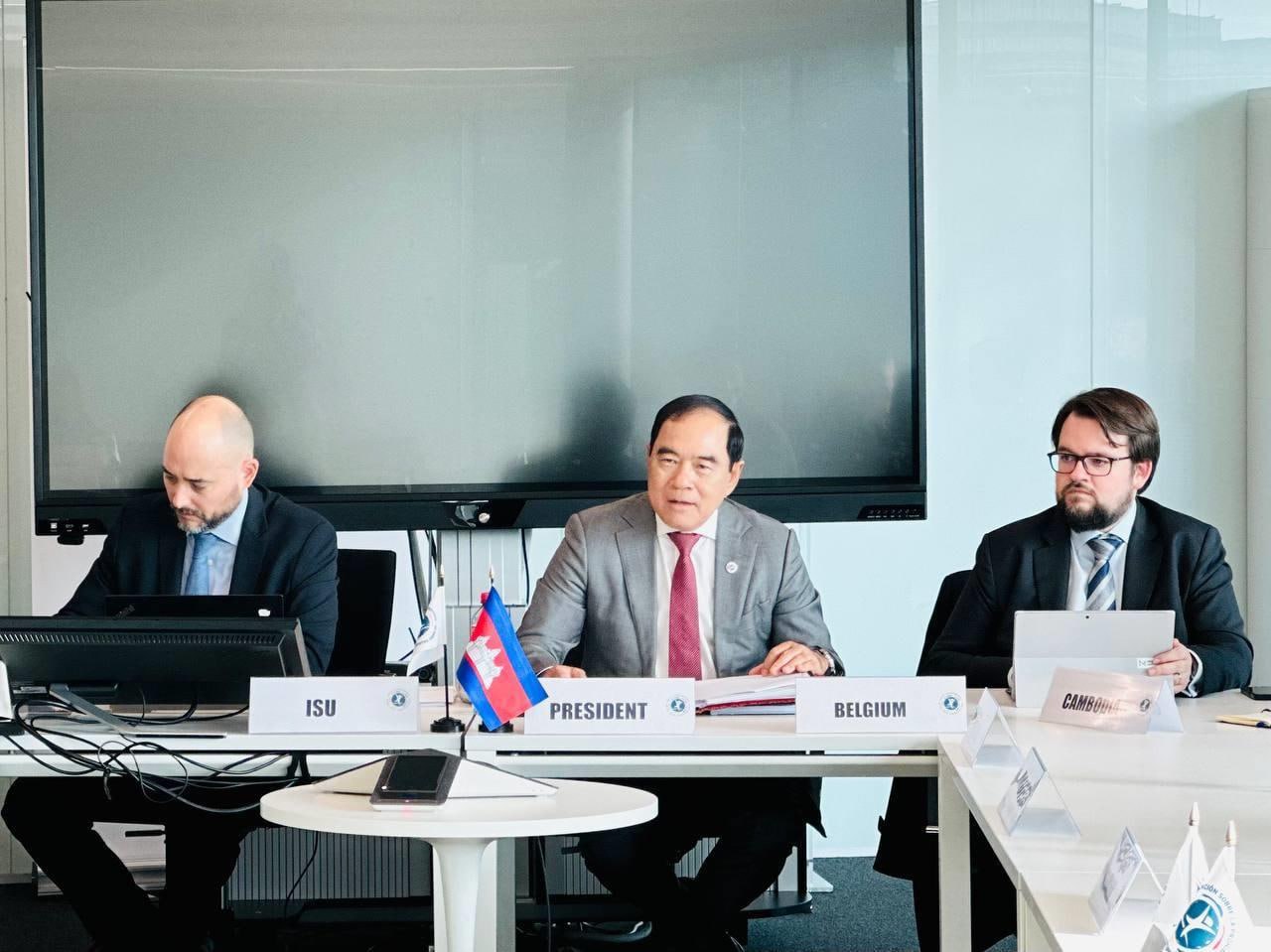 Mine Authority Outlines Cambodia's Efforts and Mechanisms for Promoting Globalization of the Ottawa Convention at a Meeting in Geneva, Switzerland