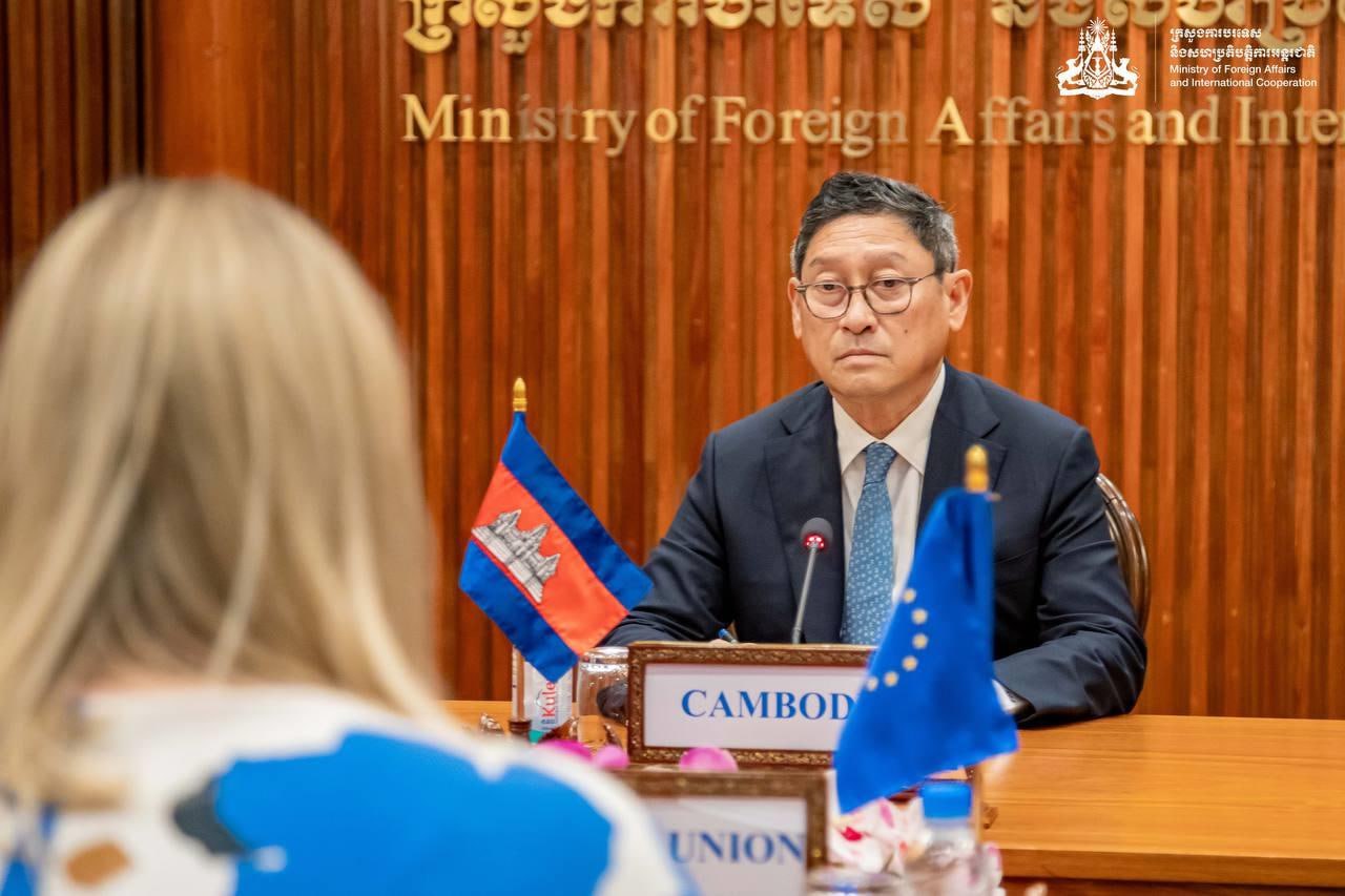 Cambodia-EU exchange views on the evolving political situation in Cambodia, as well as other important topics of common interest