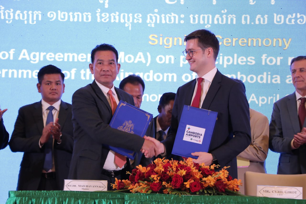 The Royal Government of Cambodia paves the way for SCA to act as operator of Techo International Airport when launched