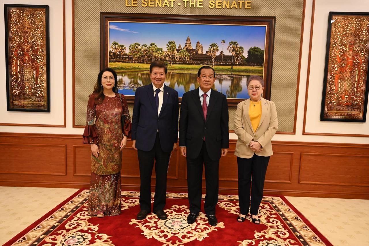 Samdech Techo Hun Sen wishes Cambodia's KSI and AVI Institute to study together to promote regional market relations, especially between ASEAN and China