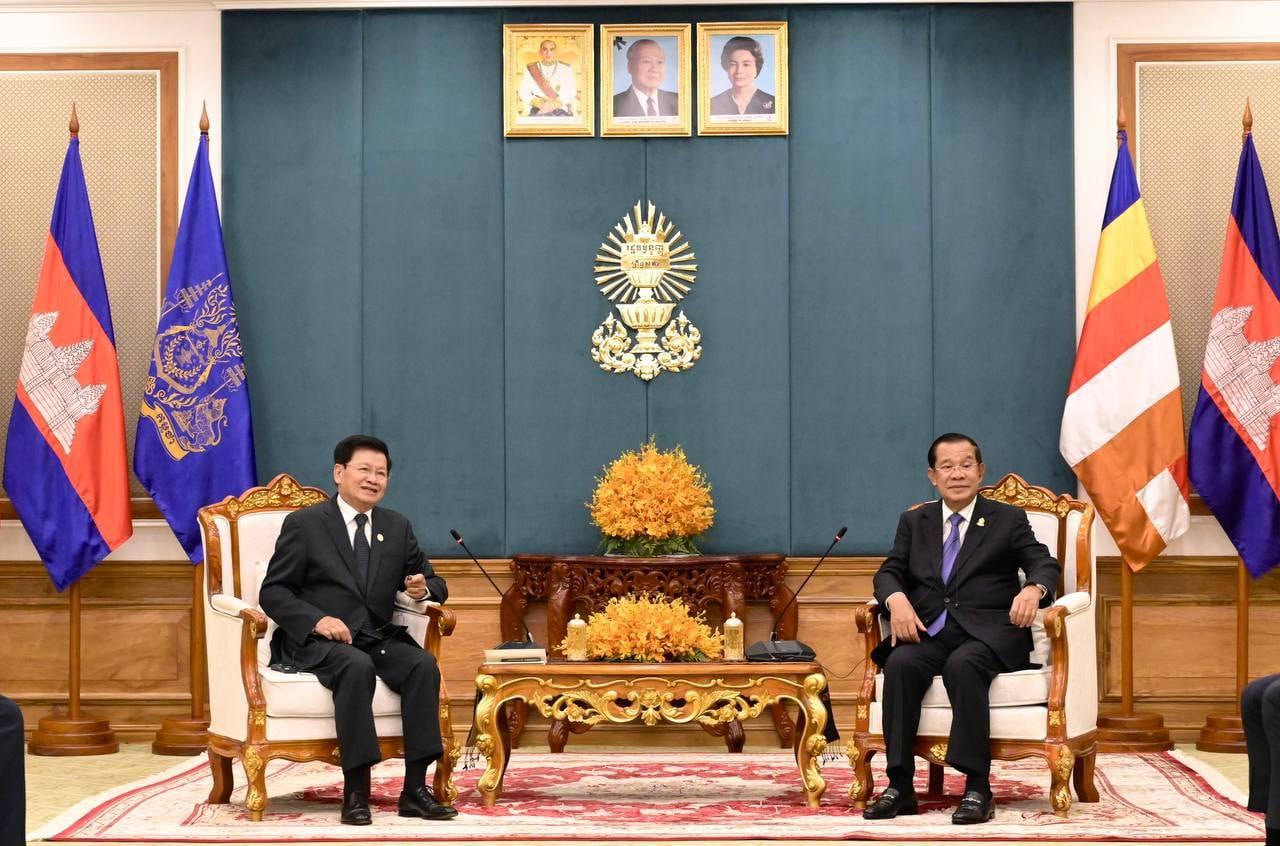 The President of Laos expresses his hope that the relationship between the two countries' legislatures would be further enhanced and that the two countries would continue to be strategic partners