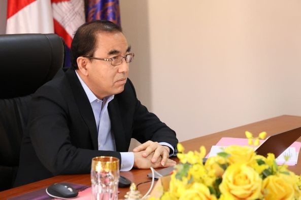 H.E Veng Sakhon Attends a Meeting to Review and Discuss the Draft Strategic Framework and Rehabilitation Program