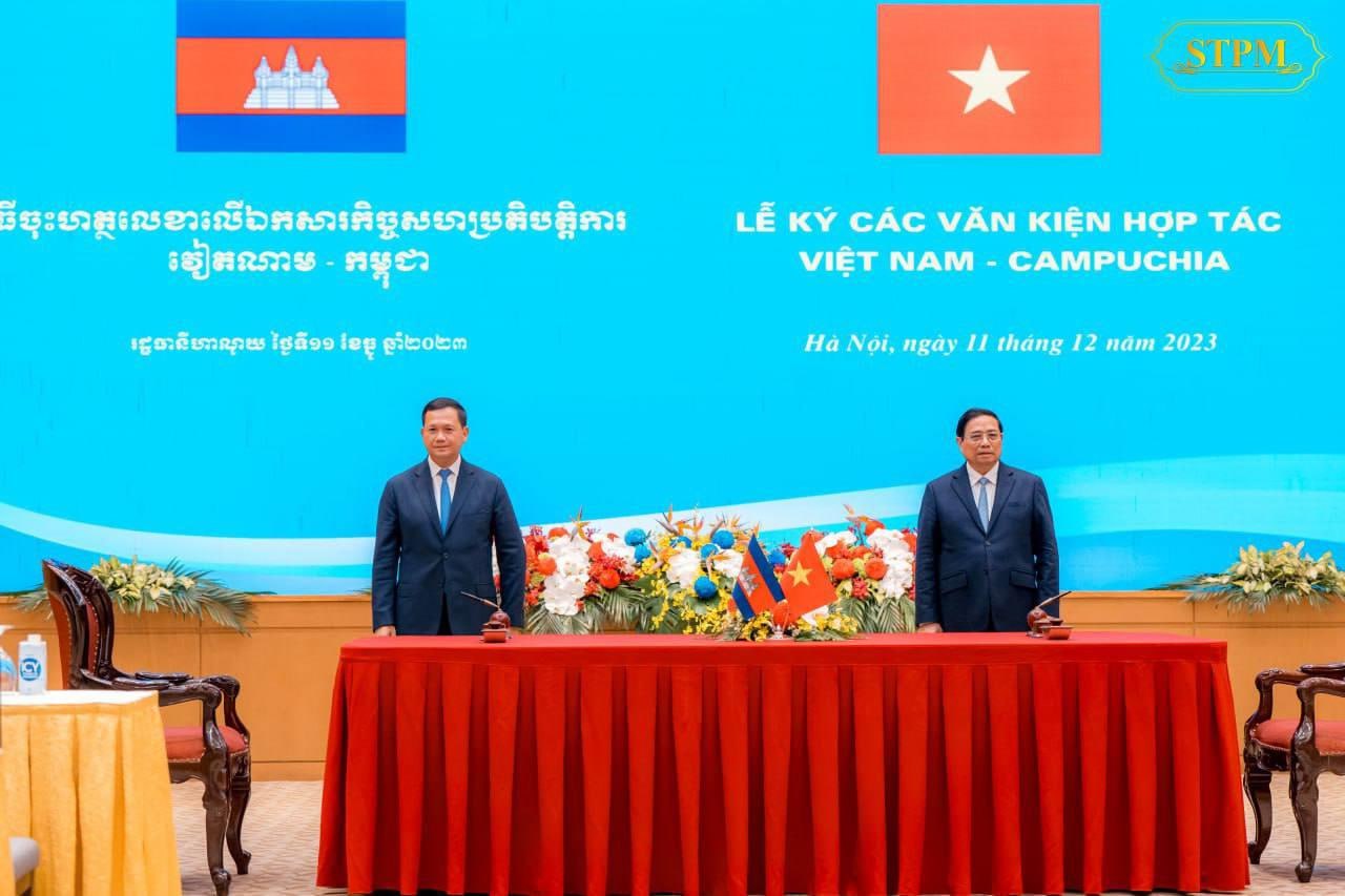 Three Documents on Cooperation Were Signed in the presence of Prime Ministers of Cambodia and Vietnam