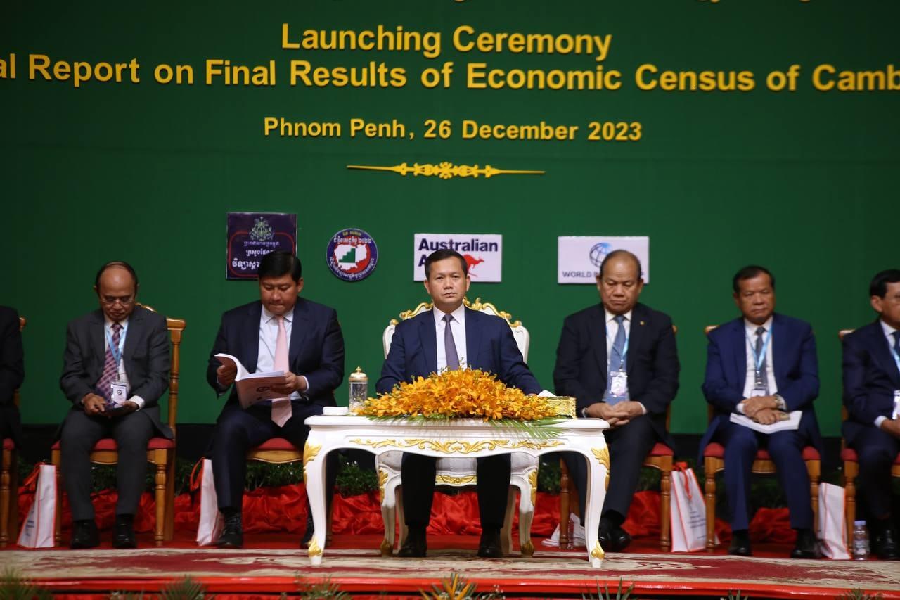Cambodian Premier presides over the launching of the National Report on Final Results of Cambodia Economic Census 2022