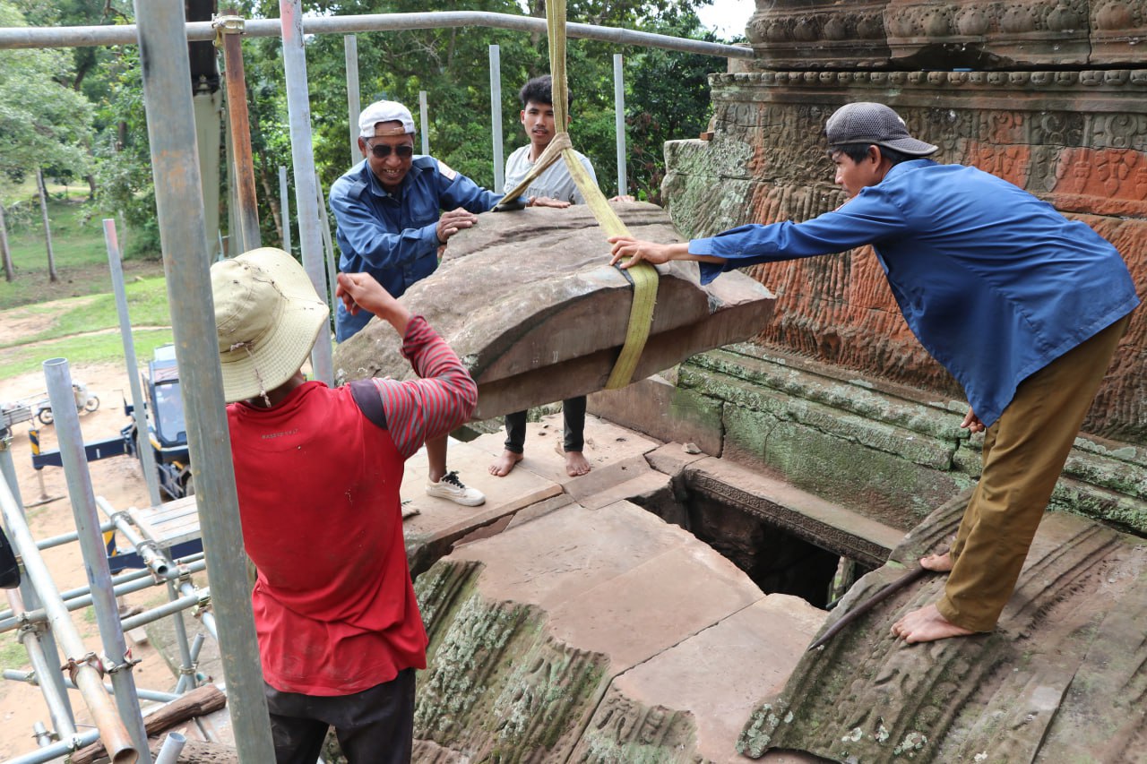 អ្នកជំនាញអាជ្ញាធរជាតិអប្សរាថា៖«ថ្មសោ» ជាគន្លឹះសម្រាប់រើថ្មជួសជុលសំណង់ប្រាសាទបុរាណ