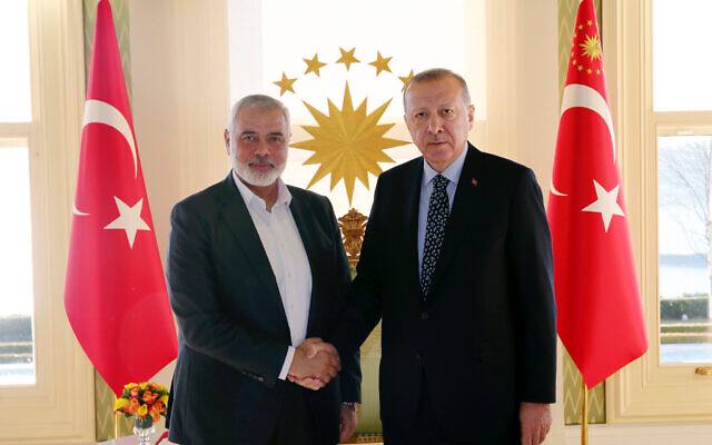 លោក Erdogan ៖ លោក Haniyeh មេដឹកនាំហាម៉ាស នឹងធ្វើទស្សនកិច្ចនៅតួកគី នៅចុងសប្ដាហ៍នេះ