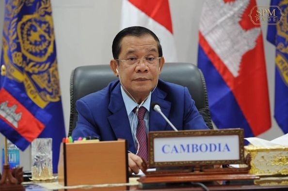 Samdech Techo Hun Sen holds a meeting with US-ASEAN Business Council