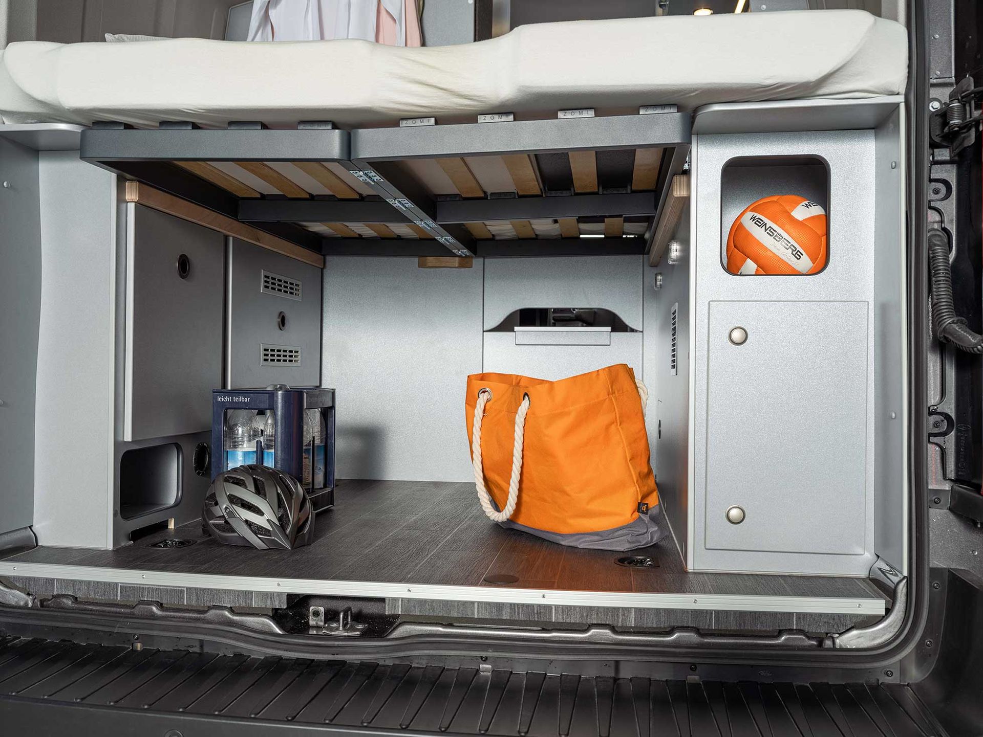 Heckgarage im Campervan