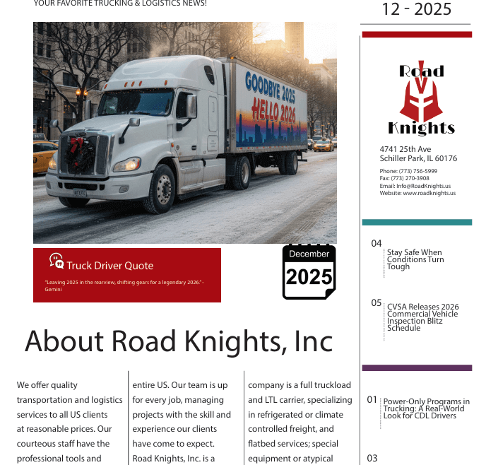 Road Knights Newsletters