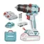 Taladro Percutor Inalámbrico 13 mm 66 Nm 20V con 2 Baterías, Cargador y Accesorios Total