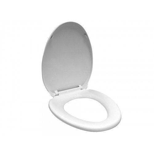 Asiento WC elongado reforzado blanco Hoffens 62707
