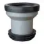 Adaptador WC Concéntrico Rígido Salida 110 mm Hoffens