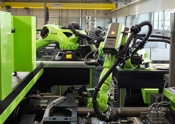 Робот Engel Austria easix (ENGEL articulated robot)