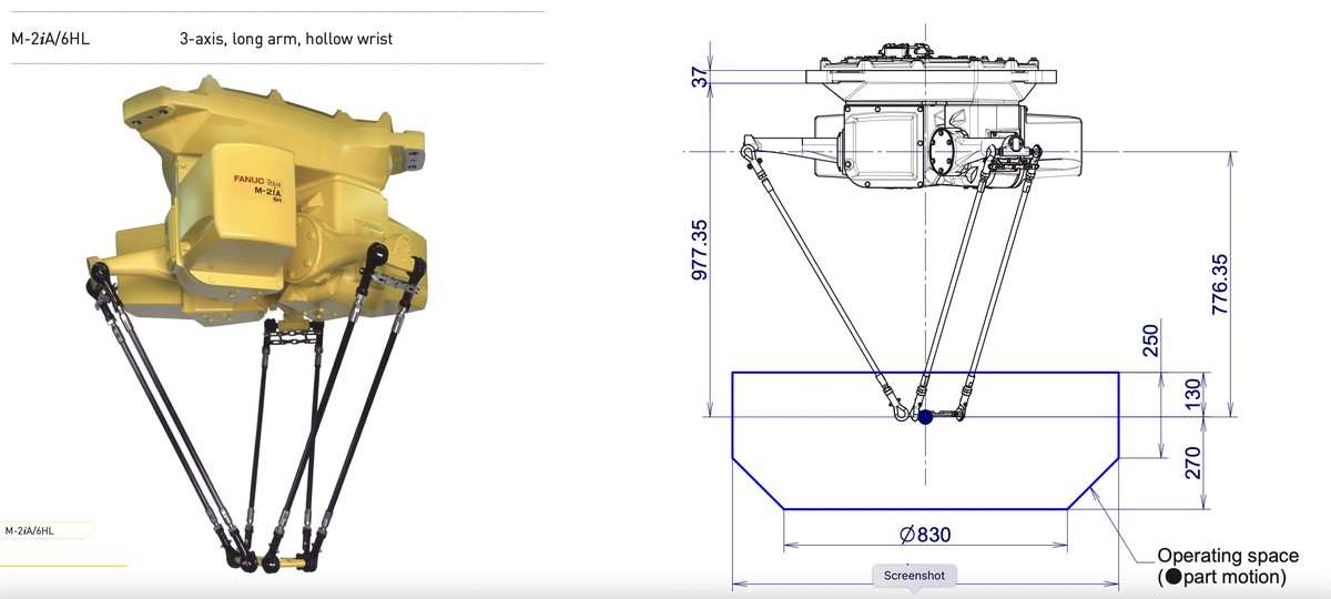 Робот FANUC M-2iA/6H
