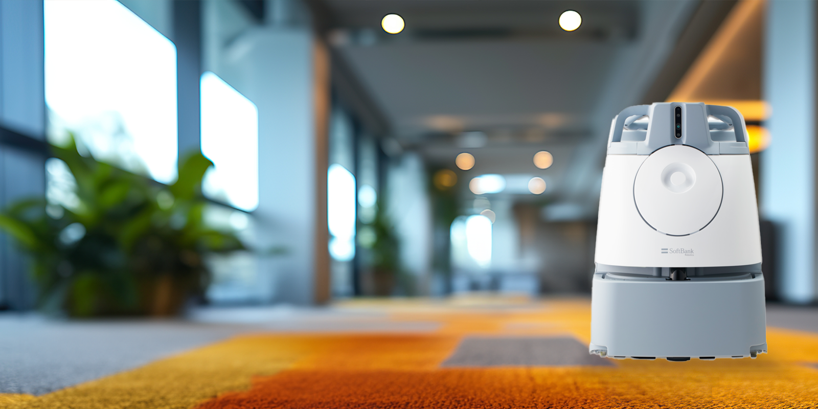 SoftBank Robotics Whiz autonomous floor care robot