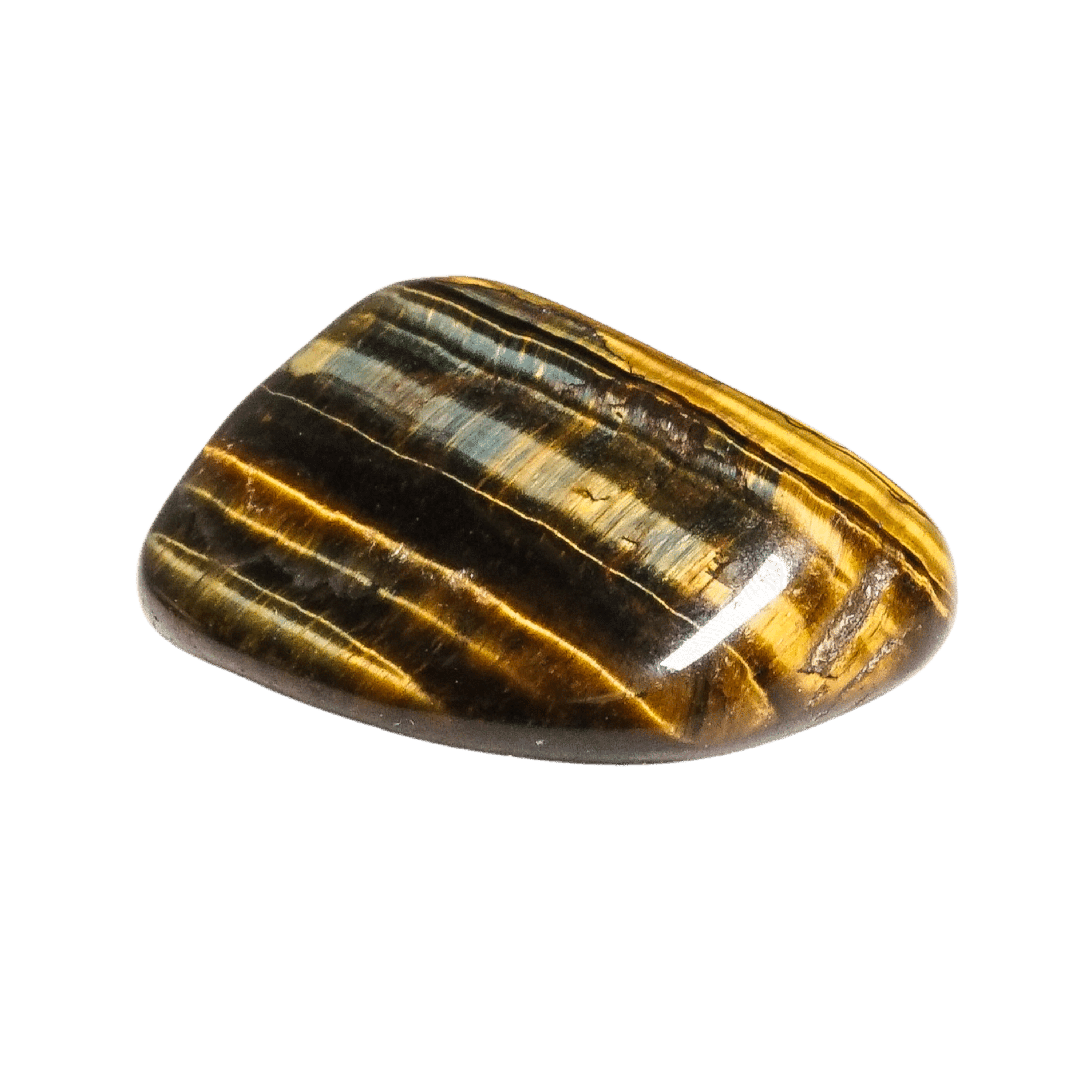 A sample of Multi colored Tiger's Eye Stone