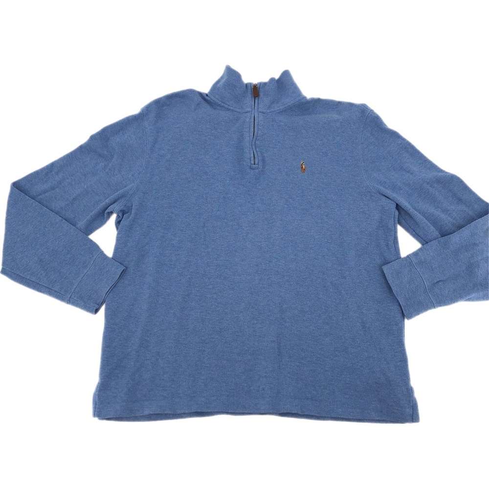 Men's Estate-Rib Quarter-Zip Pullover Top, Polo Ralph Lauren