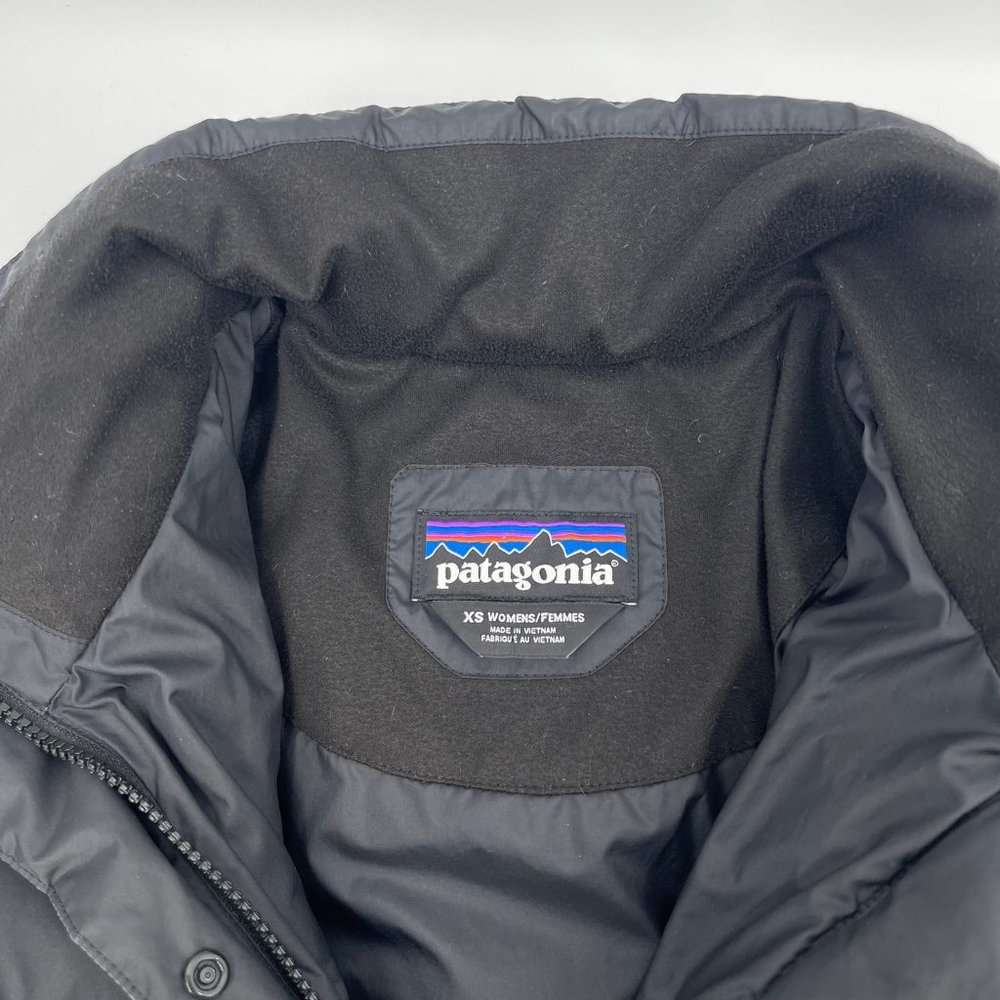 Patagonia Black Puffer Jacket 75 Down, 25 Feathers XS Rock It