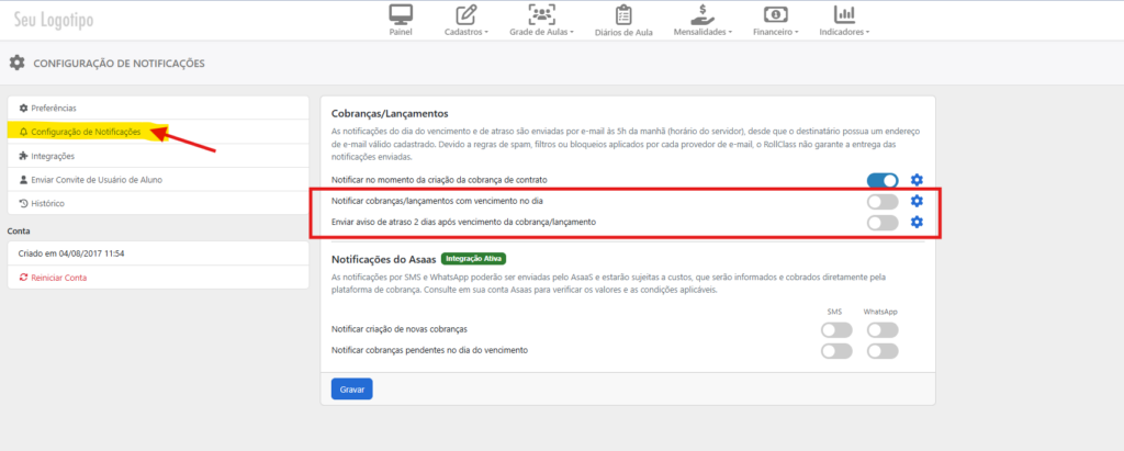 Configure avisos por email para diminuir inadimplência em escolas de dança