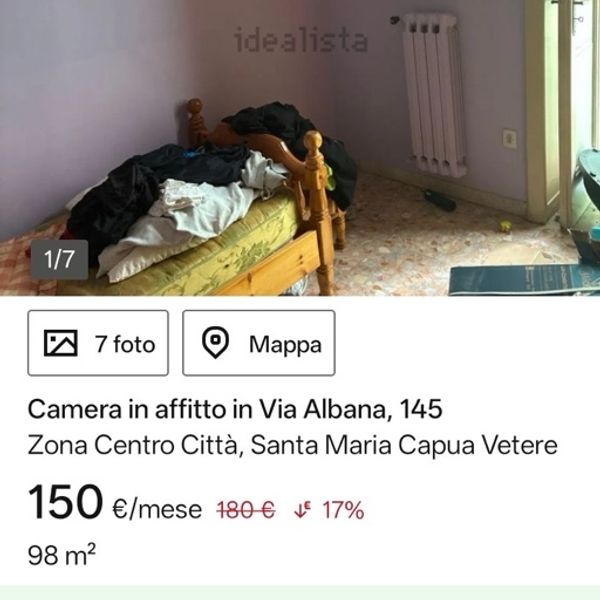 camera per studentessa e/o lavoratrice a Santa Maria Capua Vetere