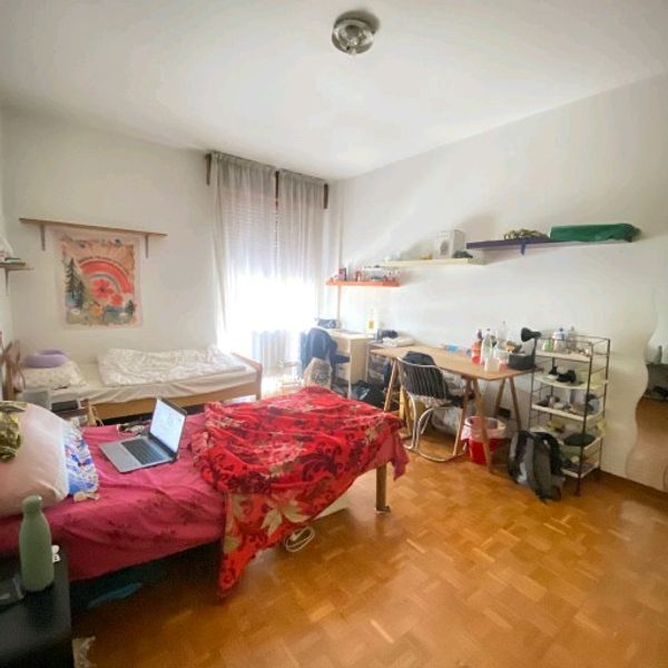 Bed in a doubler room a Padova