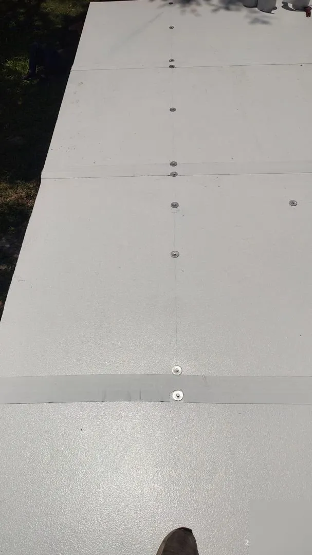 Aluminum Panel Roof Replacement in Brandon, Florida