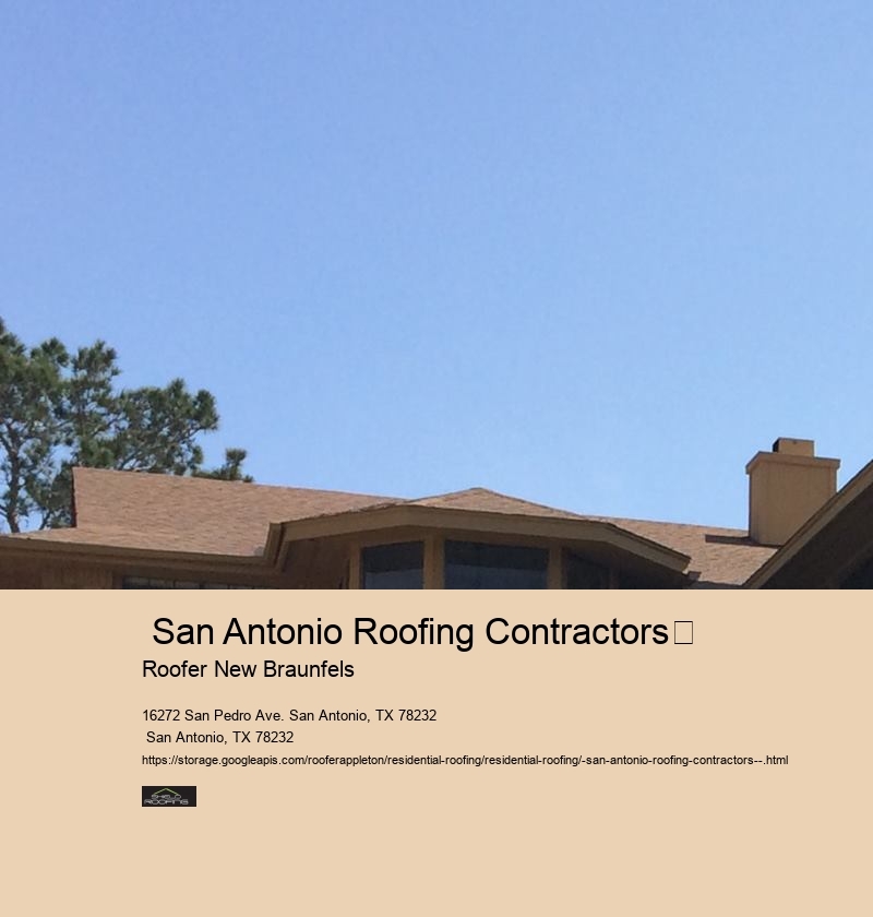   roofing contractors in san Antonio         