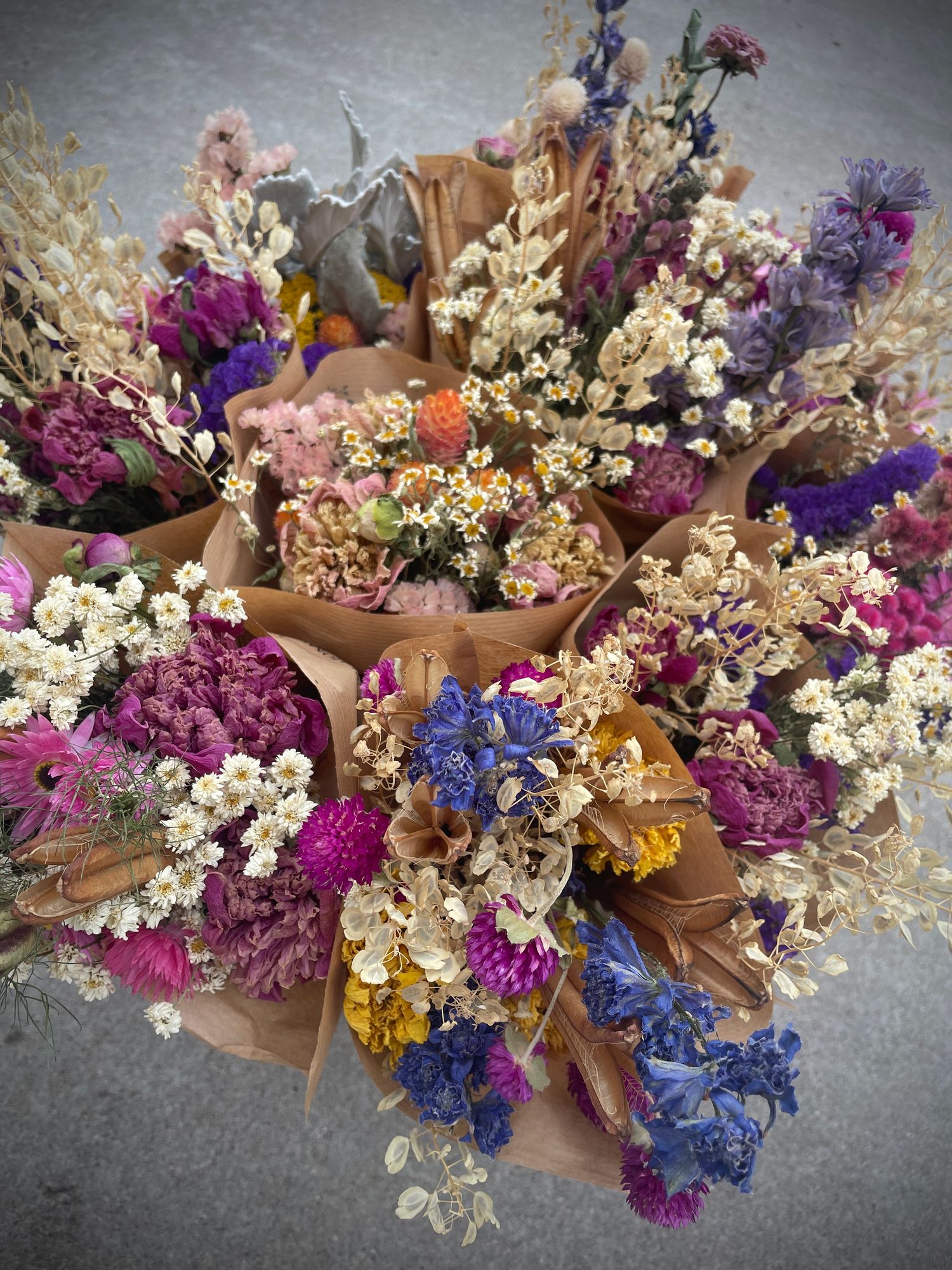 Mixed dried mini bouquet