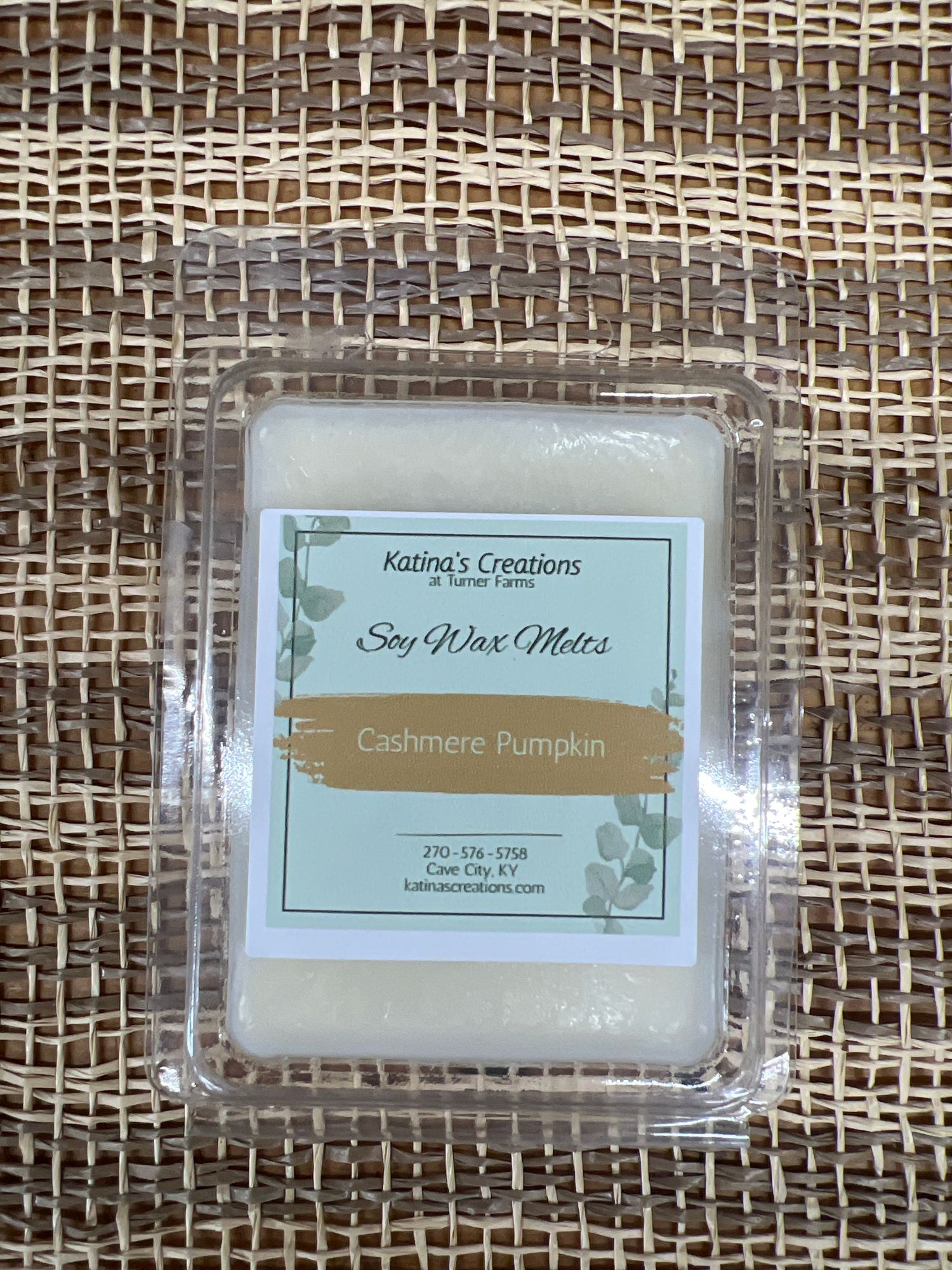 Cashmere Pumpkin wax melt