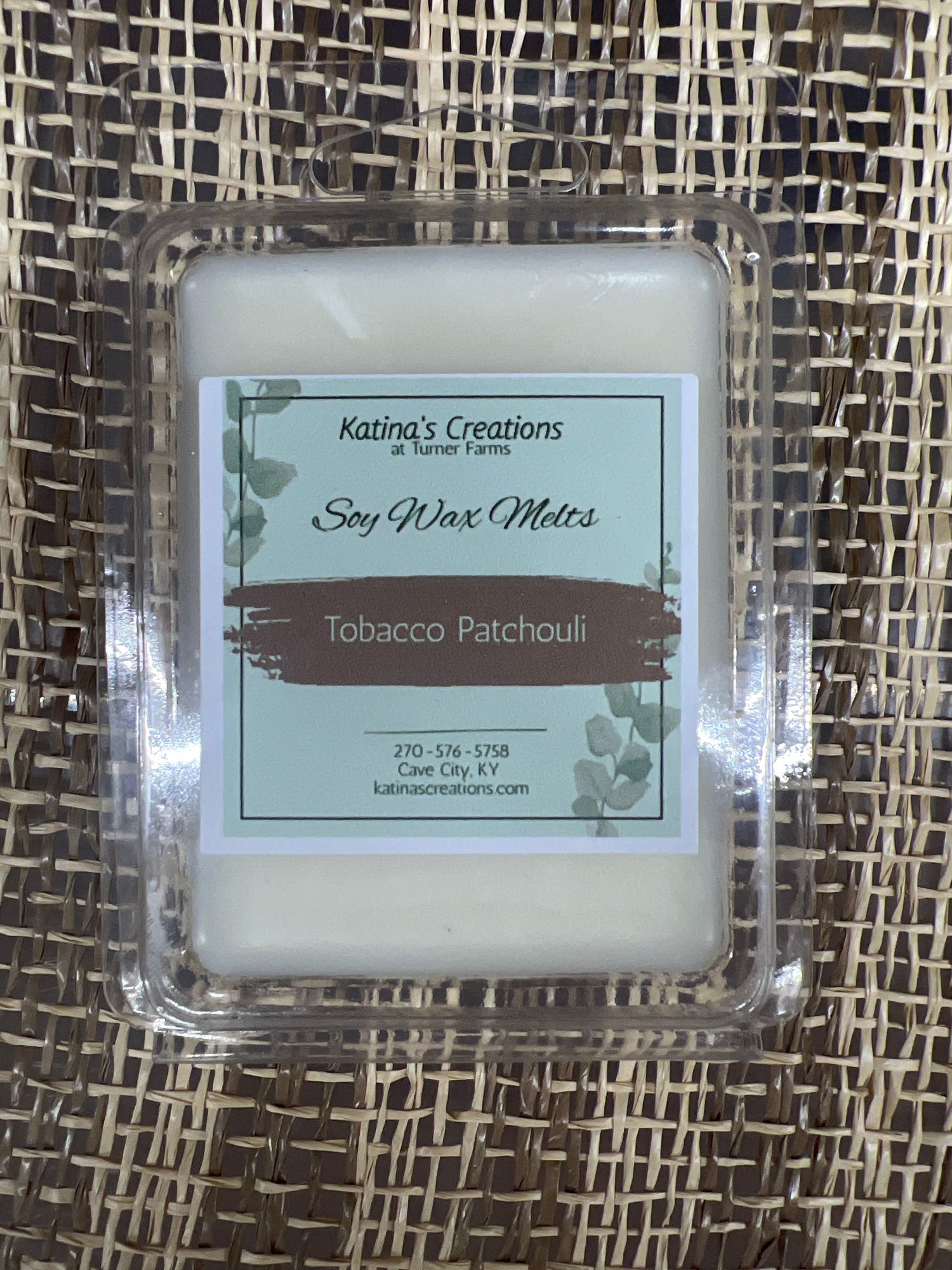 Tobacco Patchouli soy wax melt
