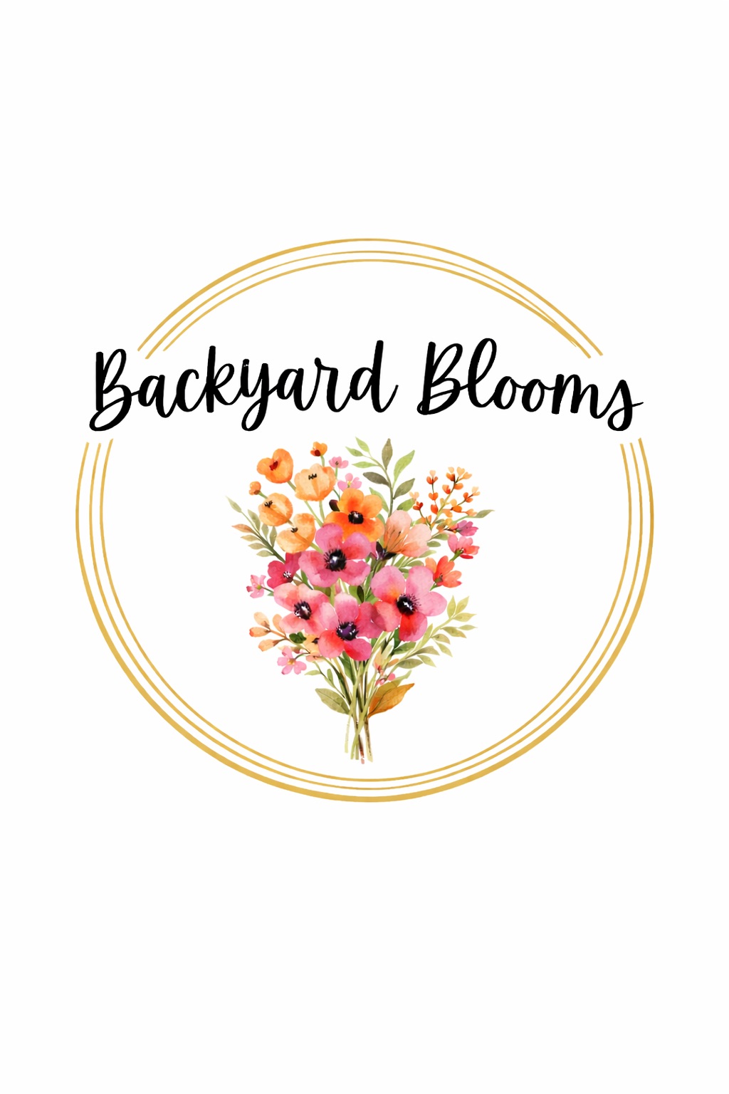 Backyard Blooms Logo