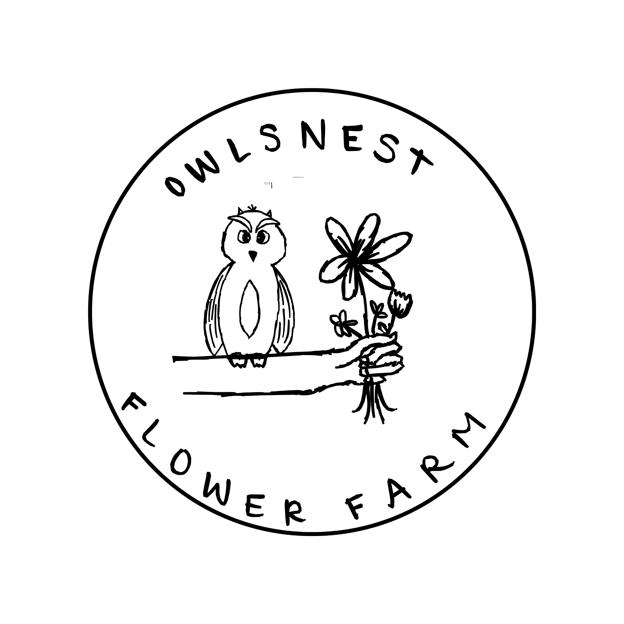 Owlsnest Flower Farm Logo